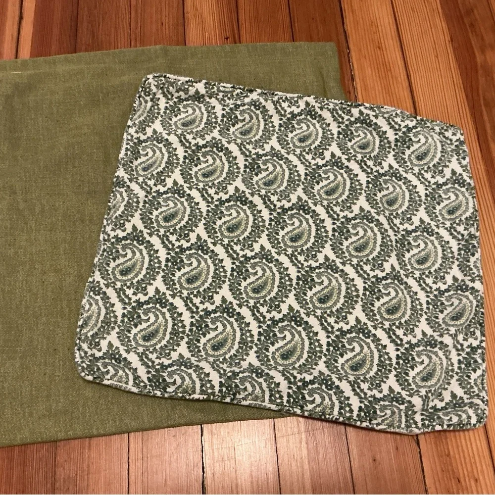 Pottery Barn Paisley Accent Pillowcase